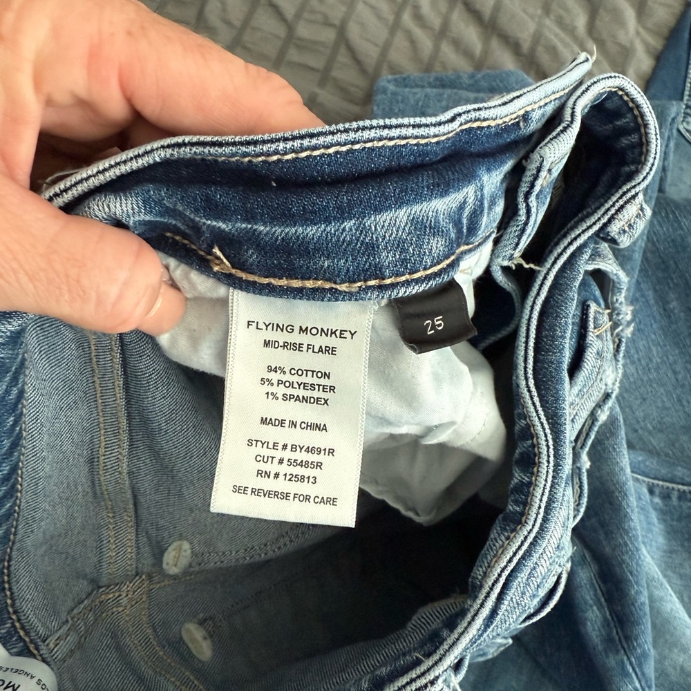 Flying Monkey Blue Boot Cut Jeans